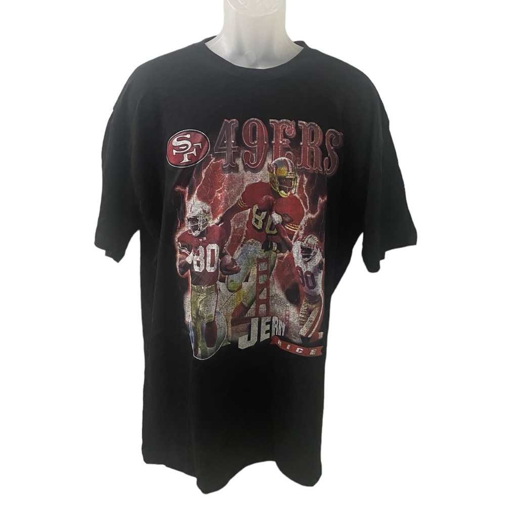 Mitchell & Ness Black San Francisco 49ers Graphic Tee